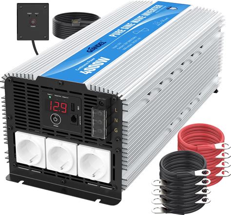 Inverter Da Watt Onda Sinusoidale Pura Dc V A V Ac