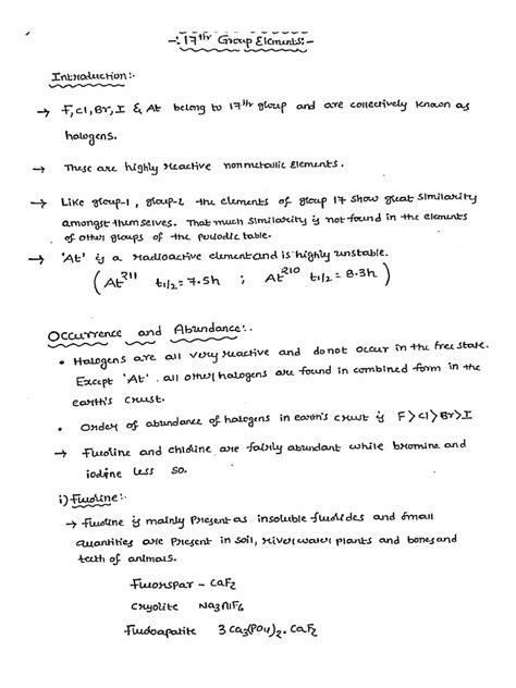 17th Group Elements | PDF