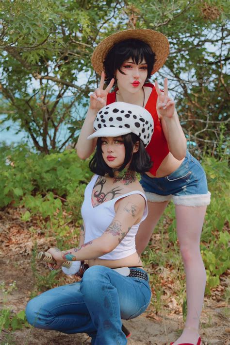 Our Luffy and Law cosplays : r/OnePiece