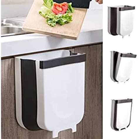 Design Suspendu Jojobnj Kitchen Poubelle Pliable Wall Mounted Portable