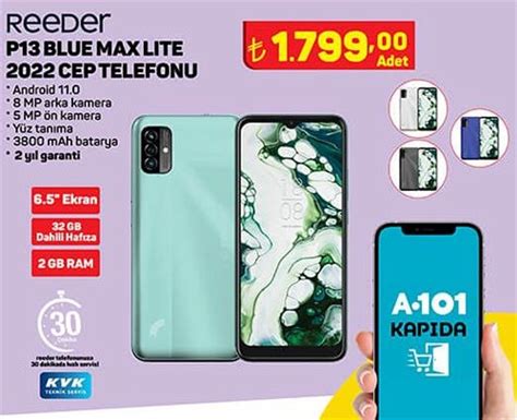 Reeder P13 Blue Max Lite 2022 Cep Telefonu 32 GB İndirimde Market