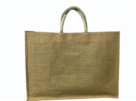 Brown Plain Ladies Tote Jute Bag Size Dimension 13x10 Inch Lxw At Rs