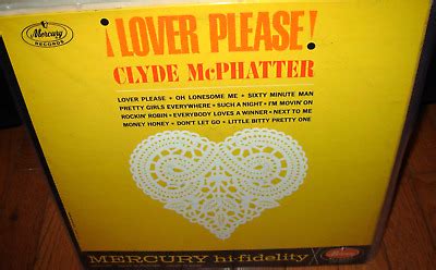 Clyde Mcphatter Lover Please R B Mercury Mono Ebay