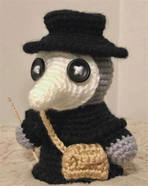 Plague Doctor Crochet Pattern - Etsy