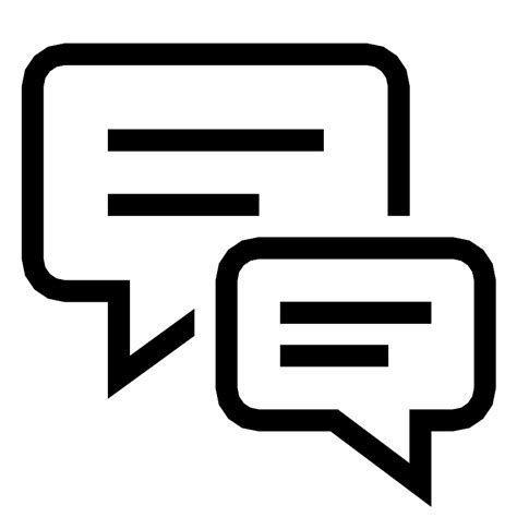 Speech Bubbles Vector Svg Icon Svg Repo