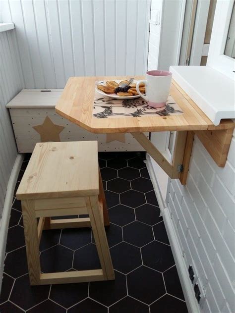 Столик на балкон и лоджию своими руками: как сделать маленький стол с ...