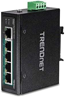 TRENDnet 5 Port Hardened Industrial Unmanaged Gigabit 10 100 1000Mbps