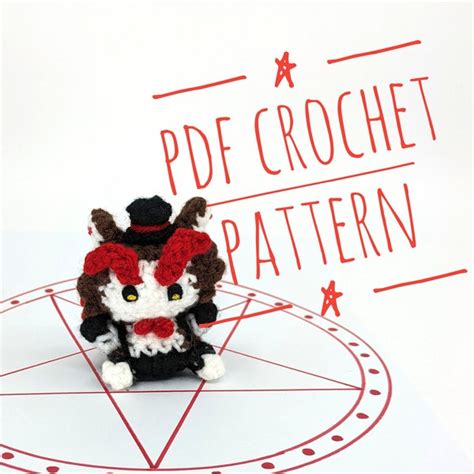 Husk Hazbin Crochet Patterns - Etsy