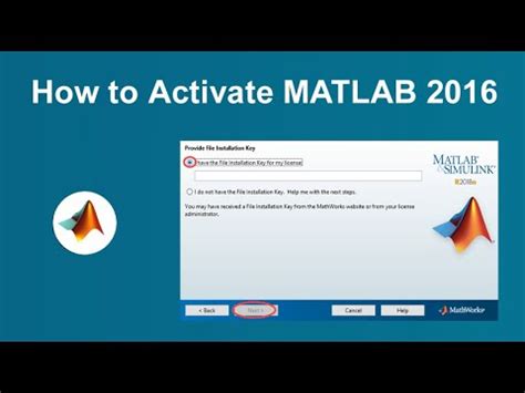 How To Activate MATLAB R2016a YouTube