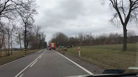 Kolonia Boćki Samochód dachował na trasie Bielsk Podlaski