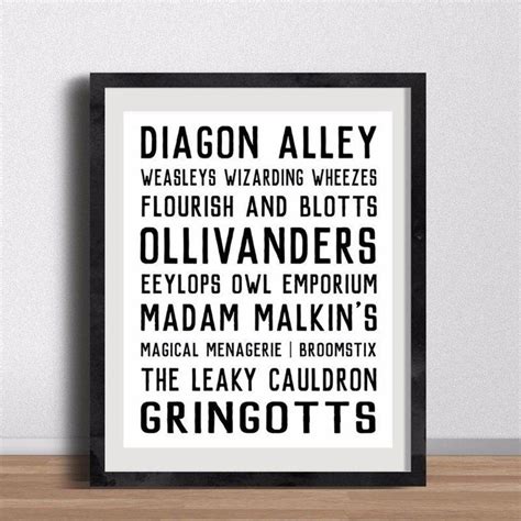 Diagon Alley Printable