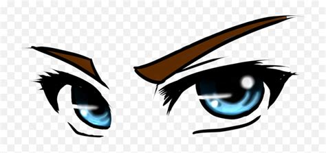 Angry Anime Eyes Clipart - Anime Girl Eyes Png,Angry Eyes Png - free ...