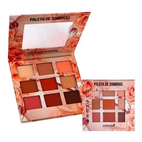 Paleta Sombra Nuances Ludurana Cores Maquiagem Nude Em Promo O Na