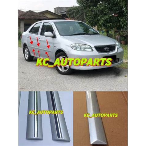 Toyota Vios Ncp Door Lining With Chrome Protector Weather