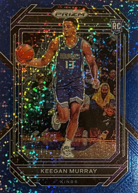 Keegan Murray 2022 Prizm Blue Sparkle 245 Price Guide Sports Card