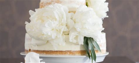 Rezept Hochzeitstorte Semi Naked Cake Mit Pfingstrosen