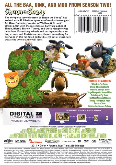 Shaun The Sheep Season 1 Dvd