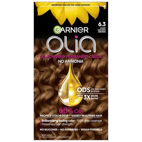 garnier olia permanent hair color 11