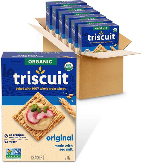 Triscuit Organic Original Whole Grain Wheat Crackers