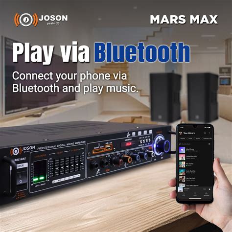 Joson MARS MAX Professional Digital Mixing Amplifier Shopee Philippines