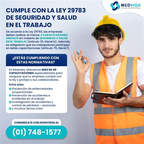 Las 4 Capacitaciones De Seguridad Y Salud En El Trabajo Ley 29783