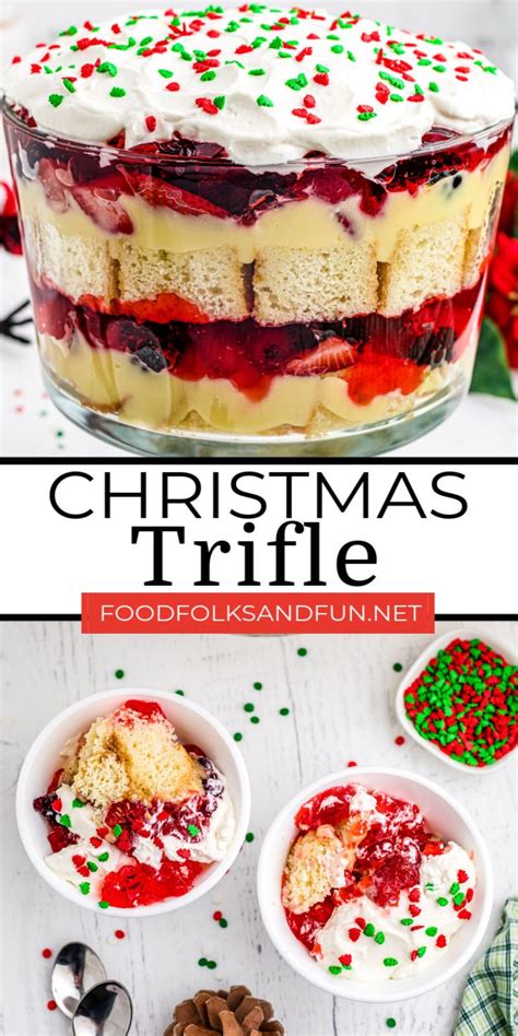 Christmas Trifle Is A Variation Of The Classic English Trifle Recipe Its A Versatile Recipe