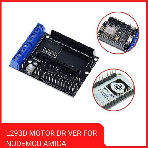 Jual Motor Shield Board L D Driver Motor Untuk Esp E Untuk Nodemcu