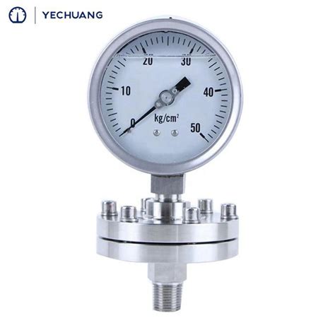 Proveedores fabricantes de manómetros de sello de diafragma Psq