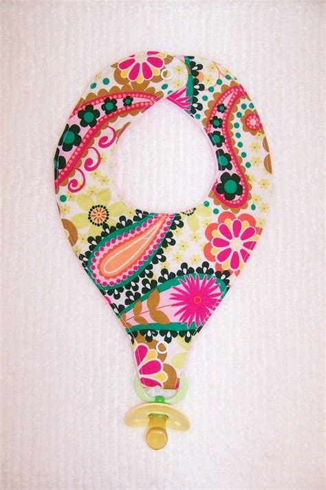 Bib And Dummy Holder Pacifier Bib Pattern Diy Baby Bibs Pattern