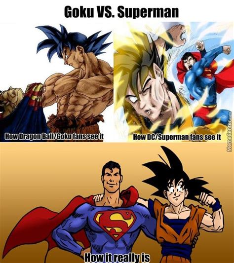 20 Epic Superman vs Goku Memes That Will Divide The Fans