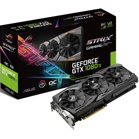 Asus Geforce Rog Strix Gaming Gtx 1080ti Oc 11gb Gddr5