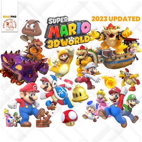 Super Mario 3D World Fanart PNG Clipart - Etsy