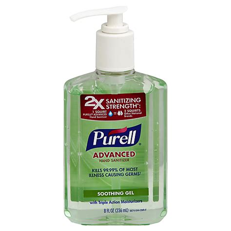 Purell Hand Sanitizer Advanced Soothing Gel Oz Buehler S