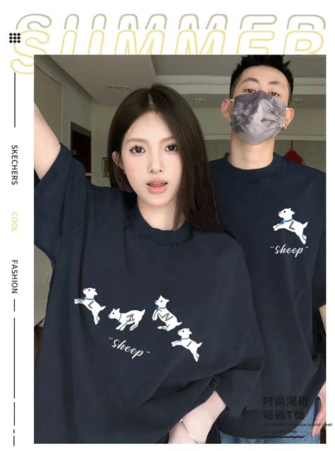 Подходящие наряды для пары, рубашка, смешные буквы, парные подарочные ...