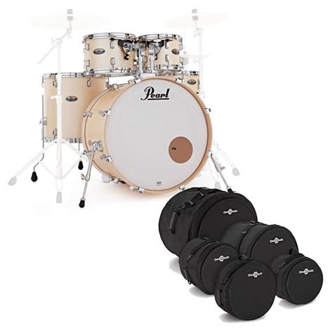 Disc Pearl Decade Maple Am Fusion Shell Pack W Bags Gold Meri