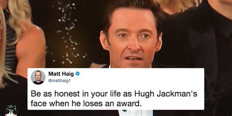 Hugh Jackmans Losing Face Was The Best Golden Globes Meme Golden Globes 2018