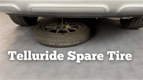 How To Remove A Kia Telluride Spare Tire Jack Removal