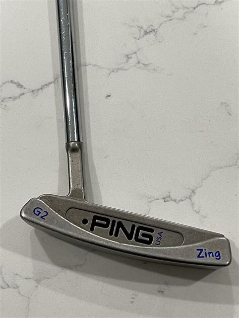 custom ping  zing putter rh  black dot  winn  vsn grip