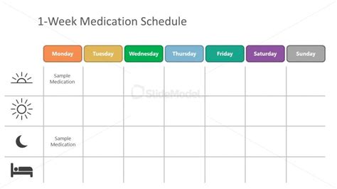 Powerpoint Medication Schedule Template Slidemodel