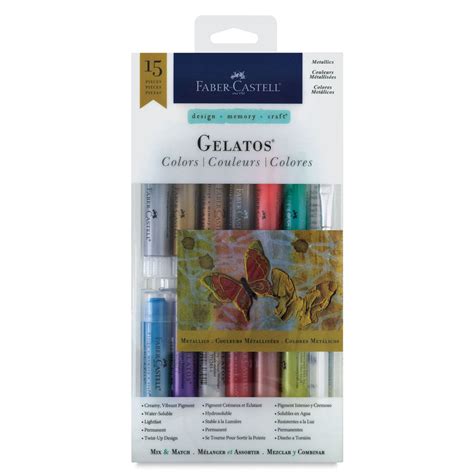 Faber Castell Gelatos Sets Assorted Metallic Colors Set Of 15 Michaels