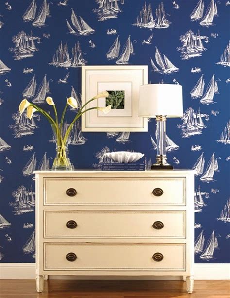 Chic Nautical And Coastal Wallpaper Some Even Removable Completely