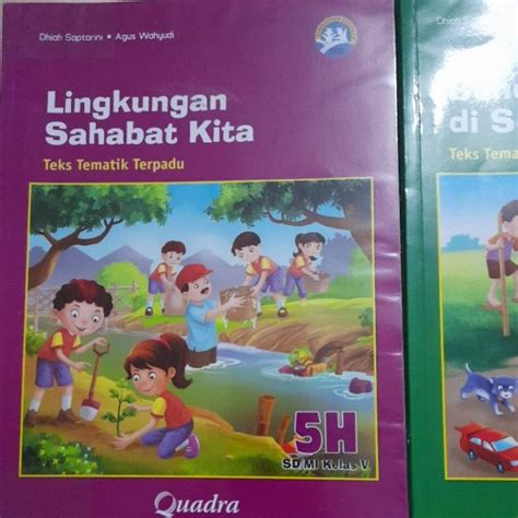 Jual Buku Tematik Quadra Kelas H Dan I Shopee Indonesia