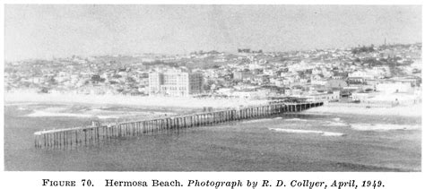 Hermosa.Beach.Pier_1949a - Pier Fishing in California