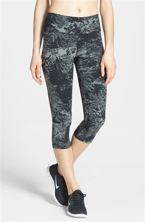 Nike Legendary Print Dri Fit Tight Fit Capri Leggings Nordstrom