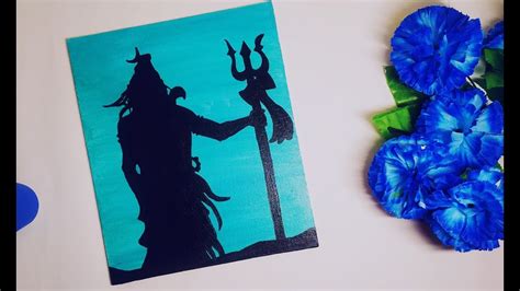 How To Draw Lord Shiva Acrylic Painting Step By Step For Beginners