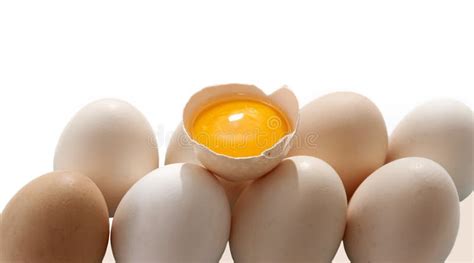 Eggs And Egg Yolk Stock Image Image Of Fresh Groceries 22226251