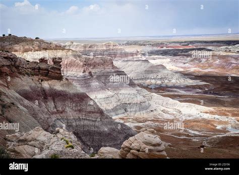 Painted Desert, Petrified Forest National Park, Arizona Stock Photo - Alamy