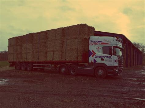 A Crynant Truck Hauling Hay On A Swansea Farm Haulage Trucks Fleet