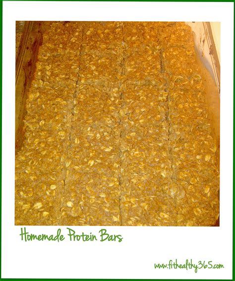 Homemade Protein Bars | Fit + Healthy 365