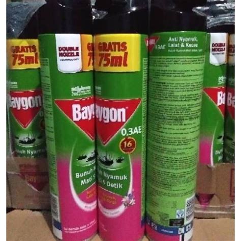 Jual BAygon Semprot Flower Garden 600ml 75ml Shopee Indonesia